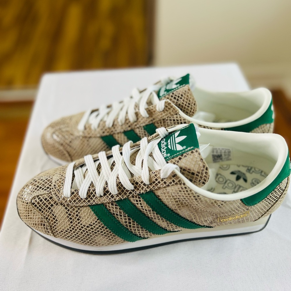 Adidas Country Japan Alumina Dk Green Cloud White Sneaker Men’s  SZ 11